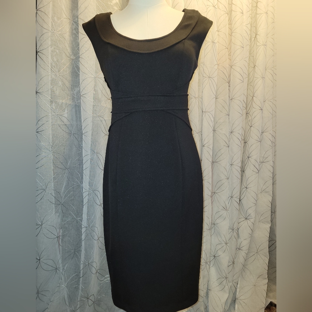 NWT WHITE HOUSE BLACK MARKET DRESS, BLACK, SIZE 2